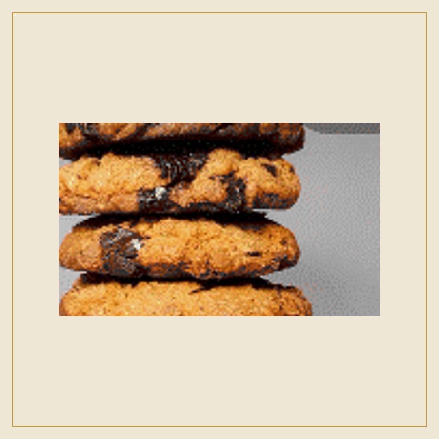 Brown butter chocolate halva date cookies