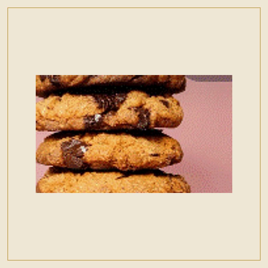 Brown butter chocolate halva date cookies